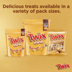 Twix Miniatures Chocolate Mini Bars